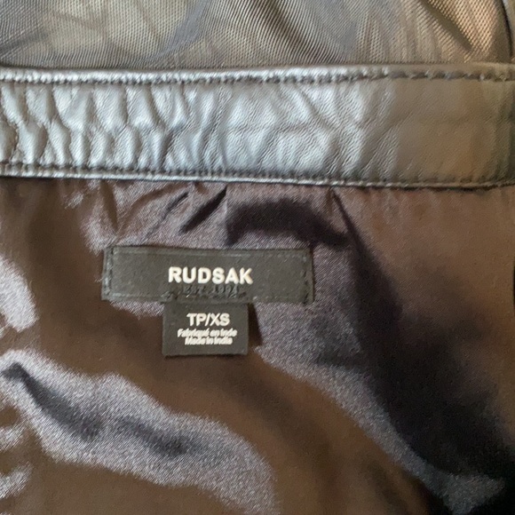 Rudsak Black leather dress - Picture 5 of 8